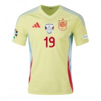 Spanien Lamine Yamal #19 Bortatröja EM 2024 Kortärmad